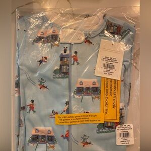 The Beaufort Bonnet Company Knox’s Footed Night Night Christmas 18-24m NWT